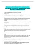 CUBINE NHA EXCPT CERTIFICATION PRACTICE  TEST QUESTIONS REVIEW- Questions with Verified  Answers &lpar;Guaranteed Success&rpar; 