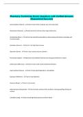 Pharmacy Technician Exam- Questions with Verified Answers  &lpar;Guaranteed Success&rpar;