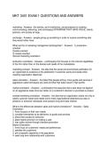 MKT 3401 EXAM 1 QUESTIONS AND ANSWERS
