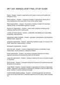 MKT 3401 AMANDA LEDET FINAL STUDY GUIDE