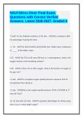 NAUI Nitrox Diver Final Exam&period; Questions with Correct Verified Answers&period; Latest 2026-2027&period; Graded A