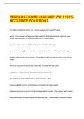 ABO&sol;NOCE Exam 2026&ndash;2027 &vert; Practice Questions & Verified Solutions