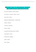 NHA ExCPT Exam Top 200 Questions- Questions  with Verified Answers &lpar;Guaranteed Success&rpar; 