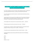 NHA EXCPT STUDY GUIDE- Questions with Verified  Answers &lpar;Guaranteed Success&rpar; 