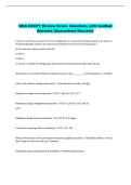 NHA EXCPT Review Exam- Questions with Verified  Answers &lpar;Guaranteed Success&rpar;