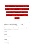 HESI Admission Assessment A2 Exam Actual Exam 2026&sol;2027 with Detailed Rationales &vert; Complete Exam-Style Questions &vert; Pass Guaranteed &ndash; A&plus; Graded