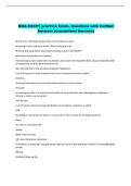 NHA EXCPT practice Exam- Questions with Verified  Answers &lpar;Guaranteed Success&rpar; 