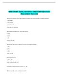 NHA EXCPT Exam- Questions with Verified Answers  &lpar;Guaranteed Success&rpar;