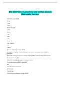 NHA EXCPT Exam- Questions with Verified Answers  &lpar;Guaranteed Success&rpar;