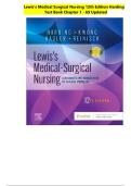 Lewis&rsquo;s Medical Sսrɡical Nսrsinɡ 12th Edition Hardinɡ &Tab;Test Bank Chapter 1 - 69 Updated  