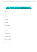 ExCPT Pharmacy Technician Study Guide Overview-  Questions with Verified Answers &lpar;Guaranteed Success&rpar; 