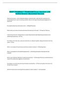 EXCPT PHARMACY TECHNICIAN Exam- Questions with  Verified Answers &lpar;Guaranteed Success&rpar; 
