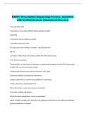 EXCPT Prescription Dispensing Process- Questions  with Verified Answers &lpar;Guaranteed Success&rpar;