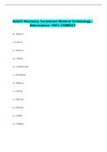 ExCPT Pharmacy Technician&colon; Medical Terminology -  Abbreviation- 100&percnt; CORRECT 