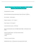 ExCPT Pharmacy Tech Exam- Questions with Verified  Answers &lpar;Guaranteed Success&rpar; 