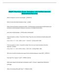 EXCPT Pharmacy Exam- Questions with Verified Answers  &lpar;Guaranteed Success&rpar;