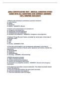 AMCA CERTIFICATION TEST - MEDICAL ASSISTING STUDY GUIDE WITH ALL QUESTIONS AND CORRECT ANSWERS 100&percnt; VERIFIED 2026-2027&excl;&excl;