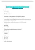 ExCPT Exam- Questions with Verified Answers  &lpar;Guaranteed Success&rpar; 