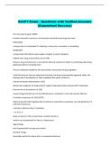 ExCPT Exam - Questions with Verified Answers  &lpar;Guaranteed Success&rpar;