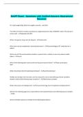 ExCPT Exam - Questions with Verified Answers &lpar;Guaranteed  Success&rpar;