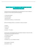 ExCPT Exam Review- Questions with Verified Answers  &lpar;Guaranteed Success&rpar;