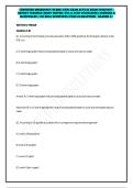 CERTIFIED EMERGENCY NURSE &lpar;CEN&rpar; EXAM ACTUAL EXAM 2026&sol;2027 &vert; EXPERT VERIFIED &vert; MOST TESTED &vert; ENA & ACEP GUIDELINES &vert; ANSWERS & RATIONALES &vert; 100 REAL QUESTIONS &vert; PASS GUARANTEED - GRADED A&plus;