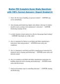 Barber PSI Complete Exam Study Questions  with 100&percnt; Correct Answers &vert; Expert Graded A&plus; 