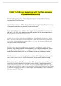 FiCEP 1-25 Exam Questions with Verified Answers  &lpar;Guaranteed Success&rpar; 