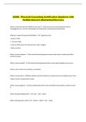 CUNA - Financial Counseling Certification Questions with  Verified Answers &lpar;Guaranteed Success&rpar; 