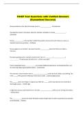 FICEP Test Questions with Verified Answers  &lpar;Guaranteed Success&rpar;