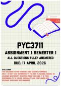 PYC3711 Assignment 1 Semester 1 Memo &vert; Due 17 April 2026