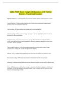 CUNA FICEP Exam Study Guide Questions with Verified  Answers &lpar;Guaranteed Success&rpar; 