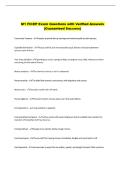 M1 FICEP Exam Questions with Verified Answers  &lpar;Guaranteed Success&rpar; 