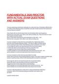 FUNDAMENTALS 2026 PROCTOR WITH ACTUAL EXAM QUESTIONS AND ANSWERS