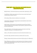 FICEP PART 1 Exam Questions with Verified Answers  &lpar;Guaranteed Success&rpar;