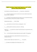 FiCEP Final Exam Study Guide Questions with Verified  Answers &lpar;Guaranteed Success&rpar;