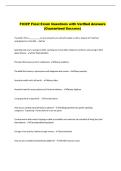FICEP Final Exam Questions with Verified Answers  &lpar;Guaranteed Success&rpar; 