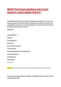 NR607 Final Exam Questions and Correct Answers&vert; Latest Update 2026&sol;27