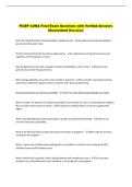 FICEP CUNA Final Exam Questions with Verified Answers  &lpar;Guaranteed Success&rpar; 