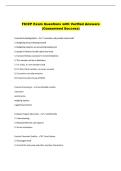FICEP Exam Questions with Verified Answers  &lpar;Guaranteed Success&rpar;