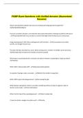 FICEP Exam Questions with Verified Answers &lpar;Guaranteed  Success&rpar; 