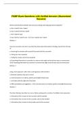 FICEP Exam Questions with Verified Answers &lpar;Guaranteed  Success&rpar;