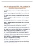 NIMS CNC OPERATOR TEST STUDY GUIDE QUESTIONS AND CORRECT SOLUTIONS 100&percnt; VERIFIED&excl;&excl;