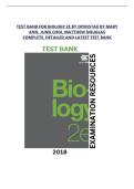 Test Bank &ndash; Biology 2e &lpar;OpenStax&rpar; by Mary Ann Clark&comma; Jung Choi & Matthew Douglas &vert; Exam Questions & Solutions