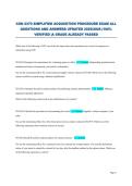 CON 2370 SIMPLIFIED ACQUISITION PROCEDURE EXAM ALL QUESTIONS AND ANSWERS UPDATED 2025&sol;2026 &vert; 100&percnt; VERIFIED &vert; A GRADE ALREADY PASSED