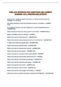 NIMS CNC OPERATOR TEST QUESTIONS AND CORRECT ANSWERS 100&percnt; VERIFIED 2026 UPDATE&excl;&excl;