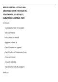 MISSOURI JOURNEYMAN ELECTRICIAN EXAM &ndash;  QUESTIONS AND ANSWERS &vert; VERIFIED AND WELL  DETAILED ANSWERS &vert; PLUS RATIONALES &vert;  GUARANTEED PASS &vert; LATEST EXAM UPDATE