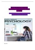 Test Bank &ndash; Exploring Psychology 12th Edition by David G&period; Myers &vert; Exam Questions & Solutions