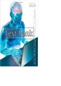 Test Bank&colon; Biological Psychology &lpar;11th Edition&rpar; &ndash; James W&period; Kalat &vert; Verified Q&A