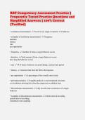 RBT Competency Assessment Practice &vert; Assessment Prep Questions with Step-byStep Solutions &vert; 100&percnt; Correct &lpar;Verified&rpar;